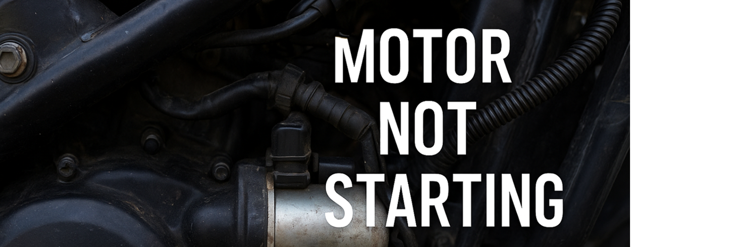 دلایل استارت نخوردن موتور سیکلت و راه‌های تعمیر آن