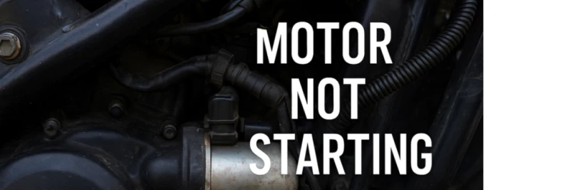 دلایل استارت نخوردن موتور سیکلت و راه‌های تعمیر آن